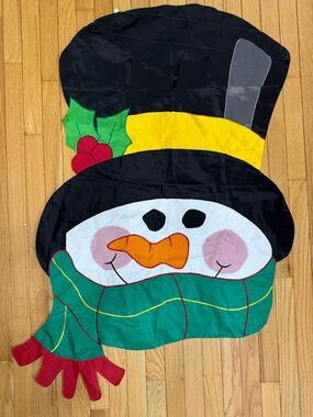 Large outdoor flag, Outdoor Flag, Snowman Flag, Flag for Outdoors, Flag